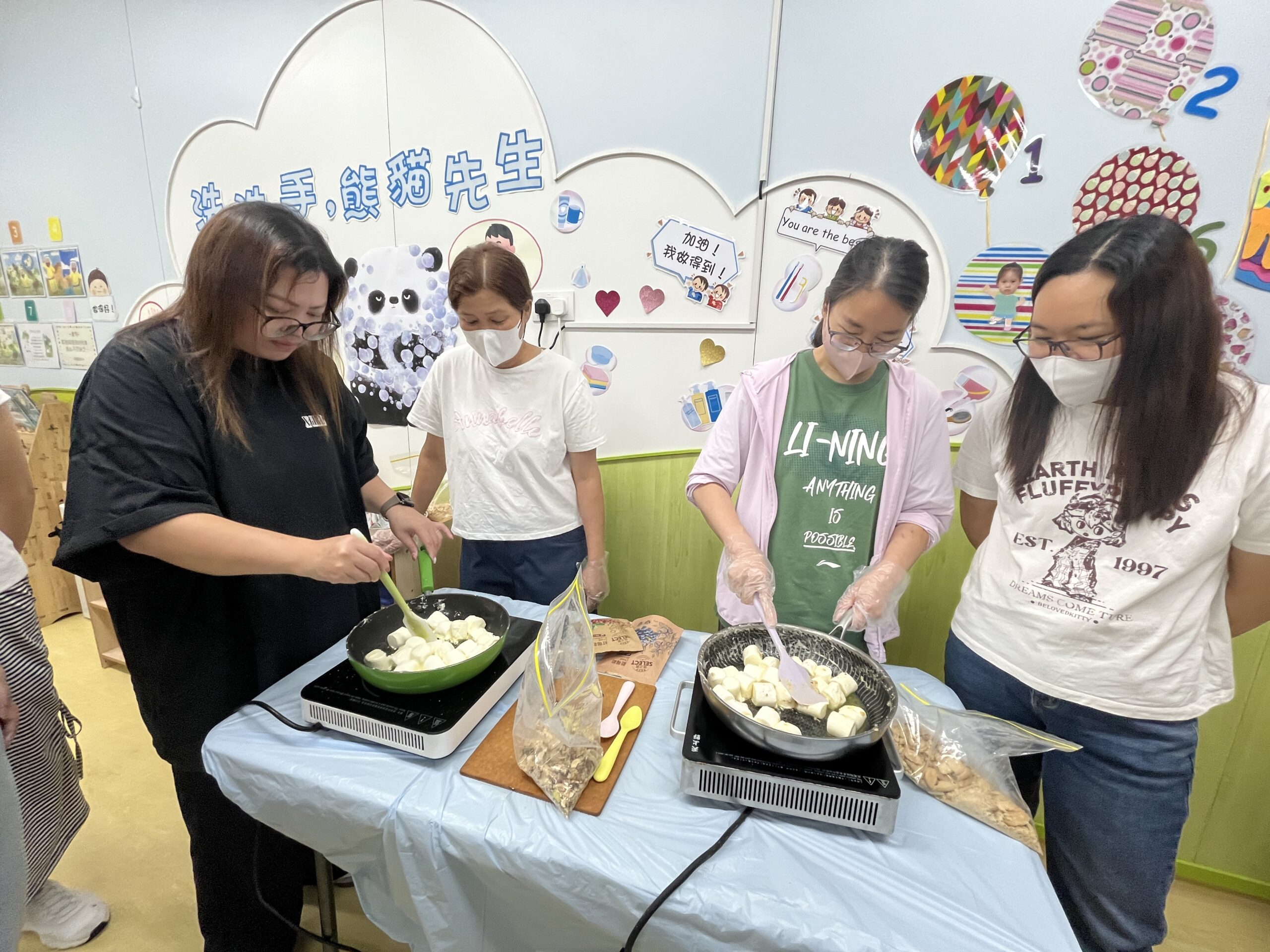 家長幸福加油站-製作雪花酥